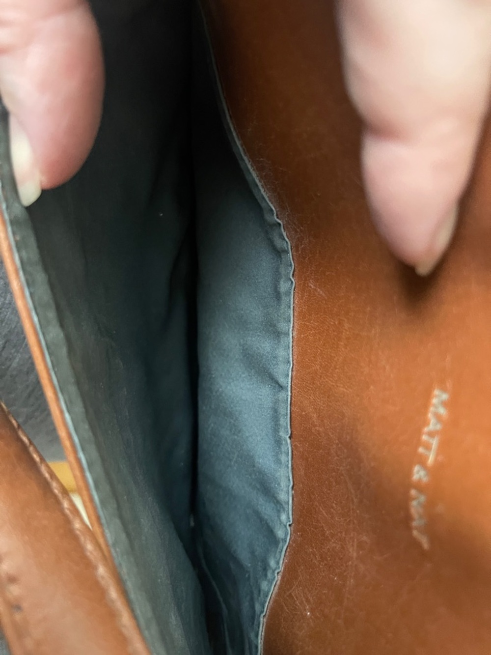 Matt & Nat Terracotta Vegan Leather Shoulder Bag - Picture 6 of 6